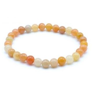 Pulsera 6mm Aventurina Naranja